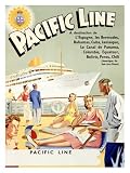 51luhpG9GCL. SL160  Pacific Line, Caribbean Cruise Giclee Poster Print, 18x24