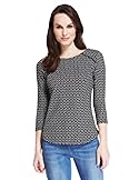  M&amp;S Collection Jacquard Geometric Print Top