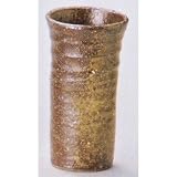 美濃焼　フリーカップ　茶色備前の画像