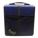 Artisan 520 Disc Blue Nylon CD Wallet Metal 3 Ring Binder