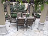 Ravello 7pc Outdoor Patio Dining Set and Cushions