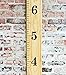 Little Acorns DIY Vinyl Growth Chart Ruler Decal Kit, Jumbo Numbers