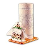 Ceramic Mushroom Kitchen Table Top Paper Towel Napkin Holder Set