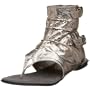Luichiny Women's Rock On Sandal,Old Silver,8 M US