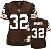 Jim Brown Reebok Premier Throwback Player Cleveland Browns Women's Jersey - X-Large