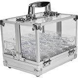 Trademark Poker 600 Pc Clear Acrylic Case with 6 100 Pc Chip Trays