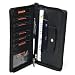 Swiss Bags Zippered Travel Wallet and Passport Case - Black Comes in a Gift Bag - Measures 9