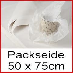 1 * Seidenpapier 50 x 75cm, Farbe: wei�, holzfrei keine Versandkosten!!!