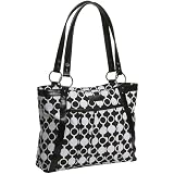 Kailo Chic Women's Pleated Laptop Tote - Mod Circles