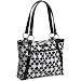 Kailo Chic Women's Pleated Laptop Tote - Mod Circles (Mod Circles)