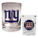 New York Giants 2 Piece Rocks and Shot Glass Set