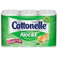 Kleenex Cottonelle Aloe & E Double Toilet Paper, 260-Sheet Double Rolls, 12-Count Packs (Pack of 4) [Amazon Frustration-Free Packaging]