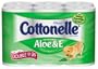Kleenex Cottonelle Aloe & E Double Toilet Paper, 260-Sheet Double Rolls, 12-Count Packs (Pack of 4)