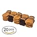 Cuccu 20 pcs Chair Leg Socks Furniture Sliders that Protect Hardwood Floors from Scratches and Reduce Noise Table Socks