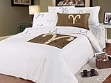 Aries by Arya Zodiac Horoscope Collection Duvet Cover Set Full Queen AR261Q