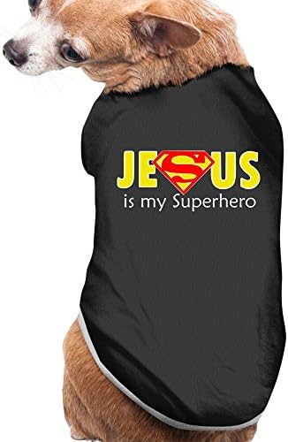 Jesus Is My Super Hero 100% Fleece Pet Supplies T Shirt S