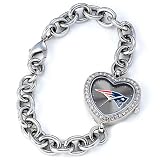 New England Patriots NFL Ladies Heart Series Watch