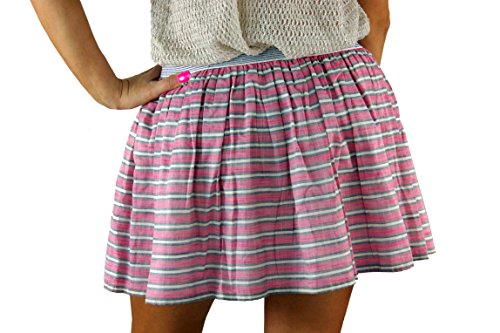 Tommy Hilfiger Women's Elastic Waisted Skirt Large Multi