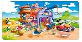 Granja Disney License Plate Sign 6'' x 12'' New Quality Aluminum
