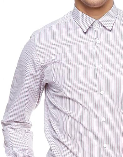 YWJBNT Men's Long Sleeves Daily Formal Shirt Size XXXL Multicolor