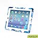 iPad Cases,iPad 2 Case,iPad 3 Case,iPad 4 Case,TRAVELLOR®[Heavy Duty] iPad Case,Three Layer Armor Defender And Full Body Protective Case Cover With Kickstand And Screen Protector for iPad 2/3/4 - Navy/White