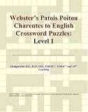 Search : Webster's Patois Poitou Charentes to English Crossword Puzzles: Level 1