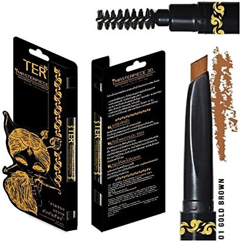 Ter Masterpiece 3D Waterproof Auto Eyebrow Pencil # 01 Gold Brown