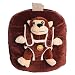 Richy Toys Monkey Soft Toy School Bag For Kids, Travelling Bag, Carry Bag, Teddy Bag (Brown) RS.349.00