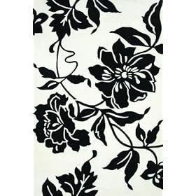 Audrey Area Rug, 9'6x13'6, BLACK by Home Decorators Collection