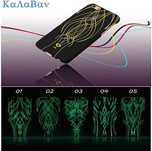 iPhone 6S plus Case / iPhone 6 plus Case ,KaLaBan Luminous Hard Case with Melody series Pattern - [Ultra Thin Light] Smooth Finish PC Back Cover for iPhone 6S plus / iPhone 6 plus (5.5") (Melody / 02)