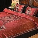 Asian Luxury Duvet Comforter Cover Set - Full/Queen