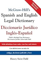 McGraw-Hill's Spanish and English Legal Dictionary : Diccionario Juridico Ingles-Espanol