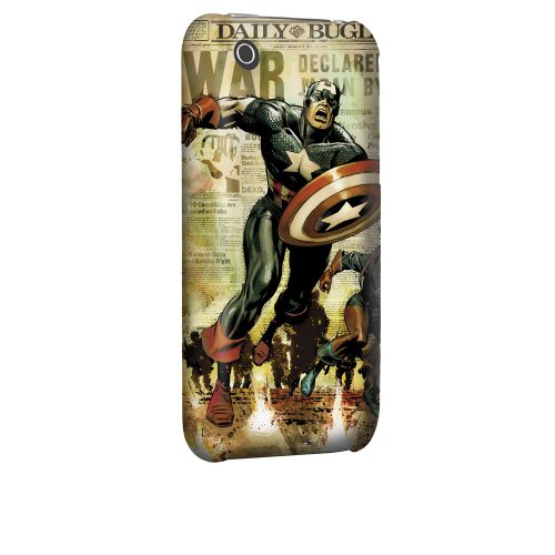  iPhone 3G / 3GS Barely There Case - Captain America - Front Page