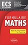 Formulaire Maths Ecs Premi�re & Deuxi�me Ann�es