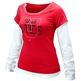 Nike Utah Utes Ladies Crimson Graphic Double Layer T-shirt