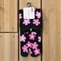 Chaussettes japonaises Tabi Femme - Sakura noir - 1 paire