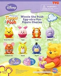 Winnie the Pooh Egg-stra Fun Figure Charms Set of 7