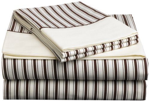 Tommy Hilfiger House on the Hill 300-Thread-Count Cotton Sateen Queen Sheet Set