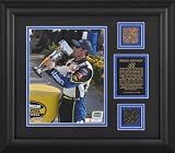 Mounted Memories Jimmie Johnson Framed 8x10 2006 Brickyard Photo w/ Brick and Track Pieces