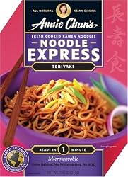 Annie Chun's Teriyaki Noodle Express, 7.4-Ounce Bowls (Pack of 6)