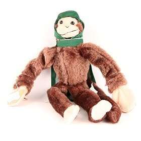 Click here to buy Old School Officially Licensed Helmeted Super Fly Monkey - Green by BuySuperFlyMonkey.