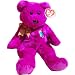MILLENNIUM the 2000 Magenta Teddy Bear - MWMT Ty Beanie Buddies
