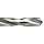 Cleveland 2002 Style High Speed Steel Jobbers' Drill Bit, Uncoated (Bright), Round Shank, 118 Degree Conventional Point