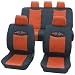 Produkt-Bild: Cartrend 70-3420 02Sitzbezug Komplett-Set"Tattoo", rot, mit Dokunaht, Seitenairbag geeignet
