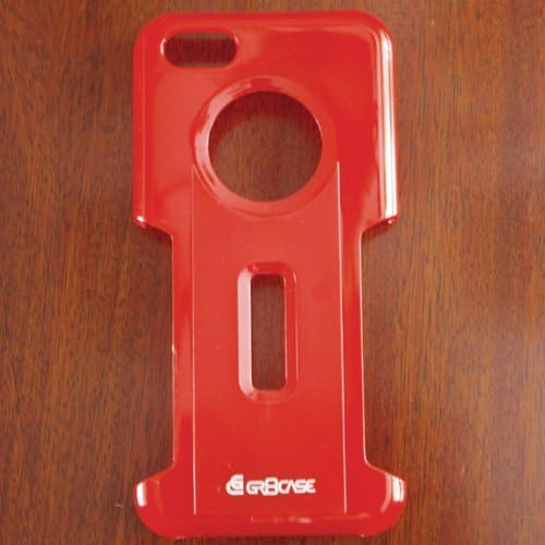 Apple iPhone 5C Gr8Case Case Protective Flexible Rubber and Plastic 2Grip Hybrid Case - Red