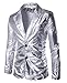 Mada Men's Slim Fit Metallic Color Performance Suit Jackets