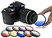 Opteka 62mm HD Multicoated Graduated Color Filter Kit for Digital SLR Cameras Includes: Red, Orange, Blue, Yellow, Green, Brown, Purple, Pink and Gray ND Filters