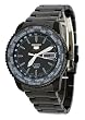 Seiko 5 Sports #SRP129J1 Men's Black IP Stainless Steel 24 Jewels World Time Automatic Watch