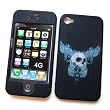 Apple iPhone 4 & 4S Rubberized Snap-On Protector Hard Case Image Cover "Tribal" Design