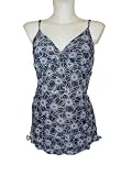 Womens Maternity Long Tankini Bikini Swimsuit Set, Swimwear, Black/White or Gray S-L